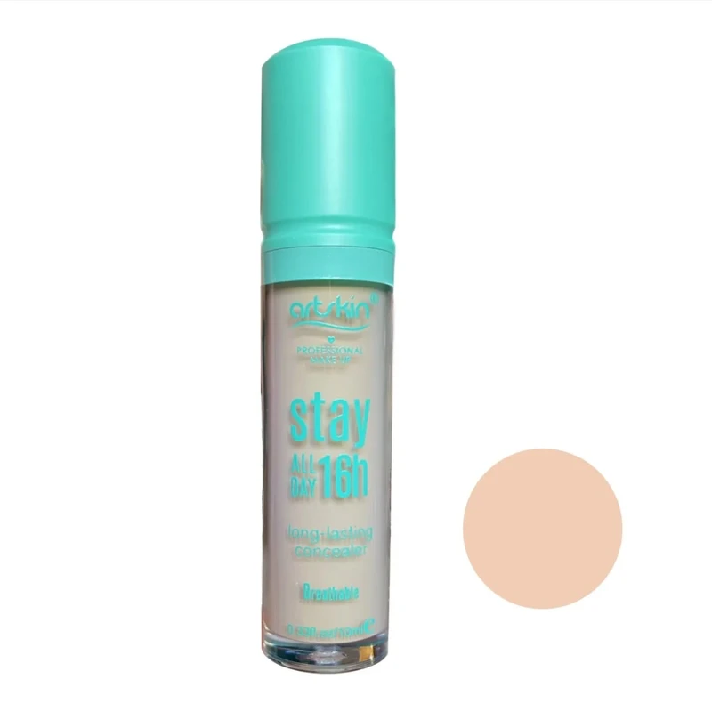 کانسیلر مدادی آرت دکو مدل long lasting با پوشانندگی بالا، جلوه رنگ مات و مخملی، مناسب برای انواع پوس